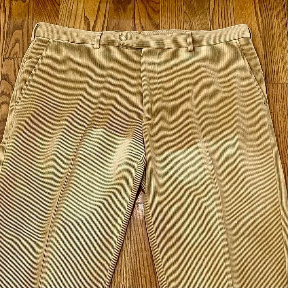 Peter Millar Nanolux Easy Care corduroy Pants. Size 36 - Picture 2 of 9